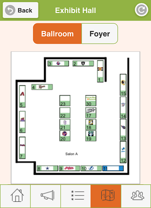 Exhibit Hall map